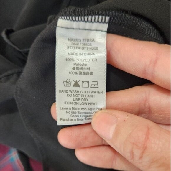 The impeccable pig naked zebra Peplum Blouse size S - Picture 6 of 6